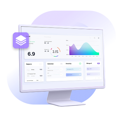 Implementação ou otimização de CRM: imagem de um computador com um crm de marketing